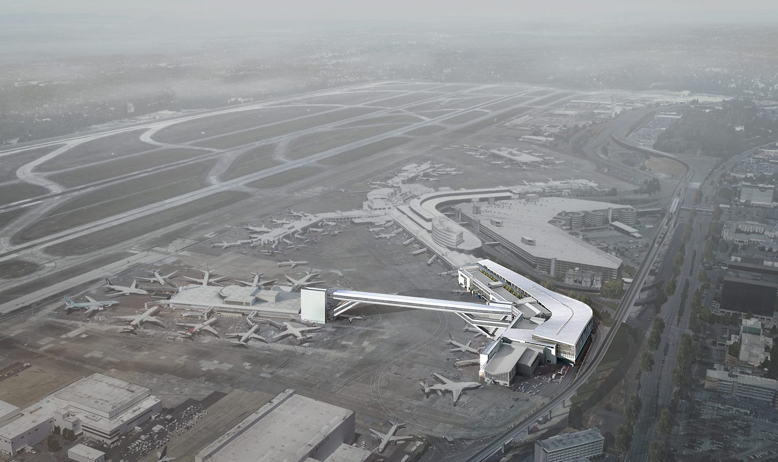 Miller Hull — International Arrivals Facility at Seattle ...
